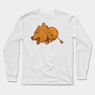 wolf skull Long Sleeve T-Shirt